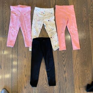 Lot of cat and jack leggings size 3T